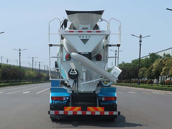 凌宇牌解放前四后八8方混凝土搅拌运输车(图4)