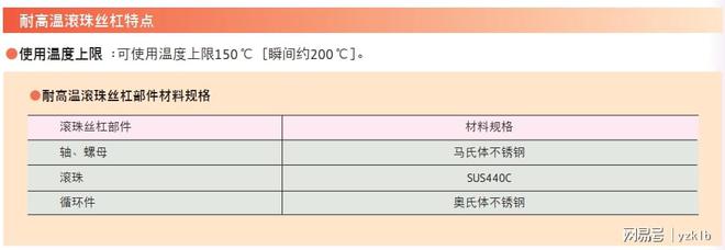 74-NSK 高温滚珠丝杠高温直线导轨 滚珠丝杠轴承型号(图5)