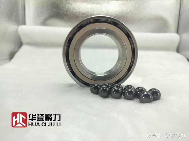 密封氮化硅陶瓷球角接触高速机床主轴轴承(图2)
